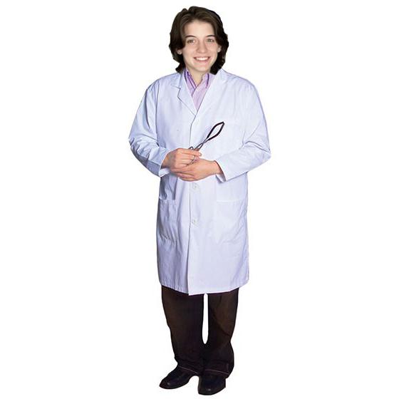 Laboratory Coats, Knee-Length, White