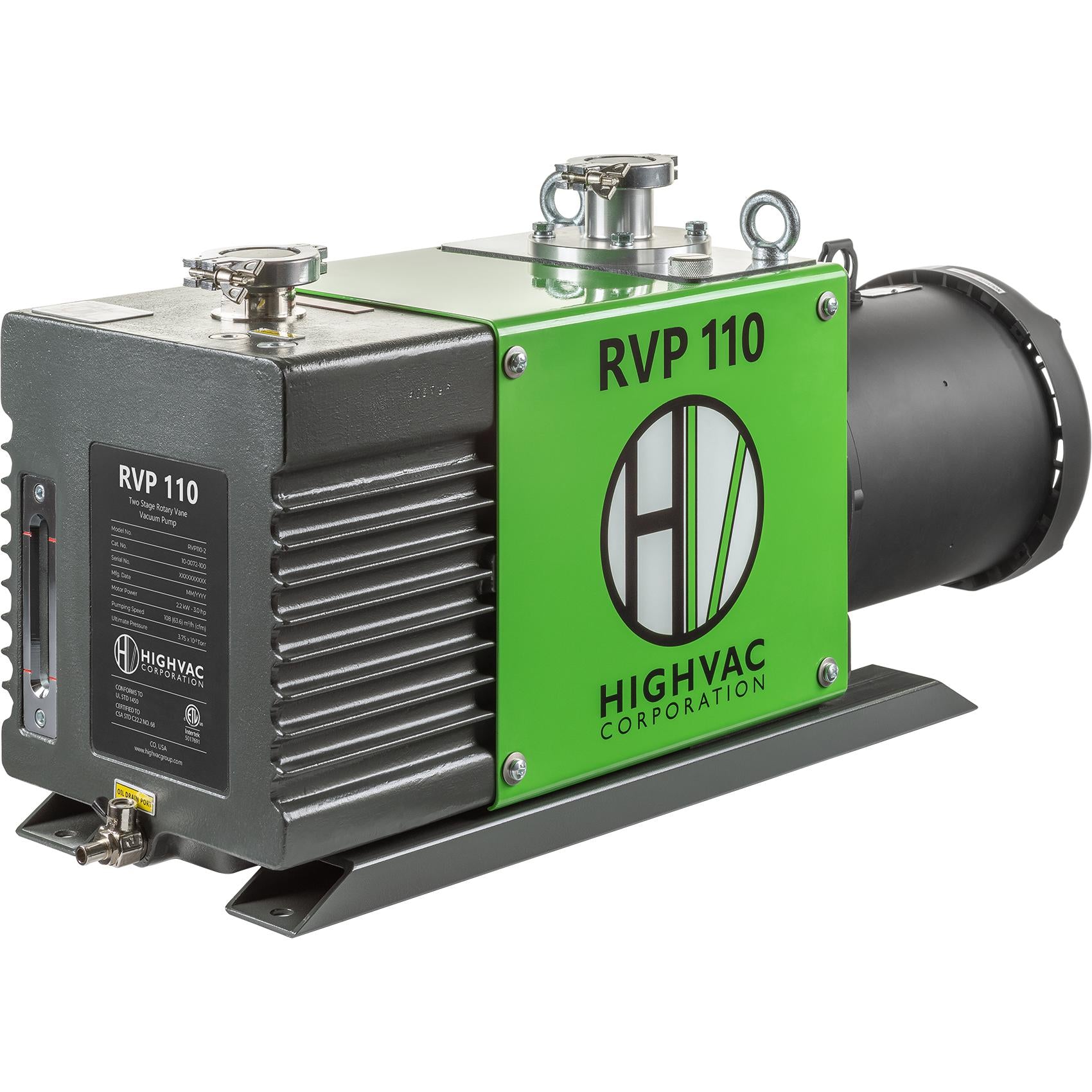 RVP 110 Two Stage Rotary Vane Vacuum Pump