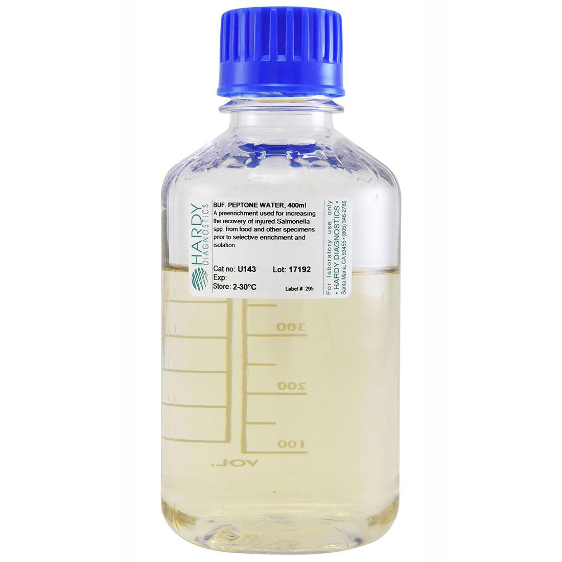 Buffered Peptone Water (BPW), 400ml, Polycarbonate Bottle