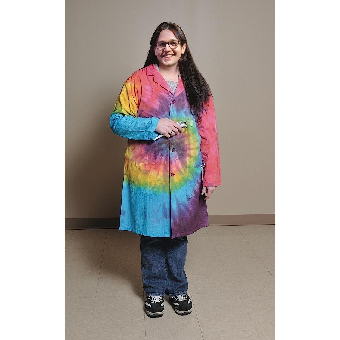 Tie-dyed Laboratory Coats