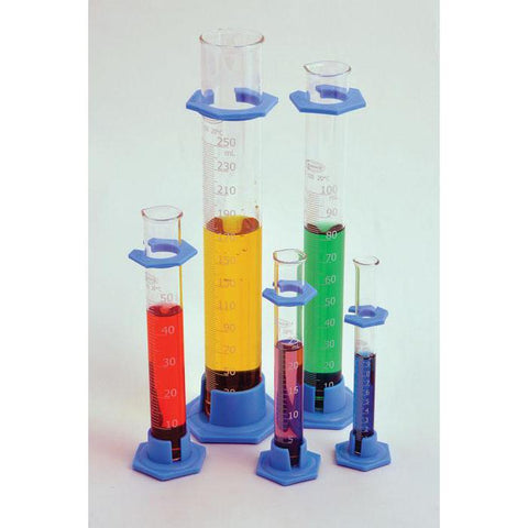 Graduated Cylinders, Plastic Base, Borosilicate Glass