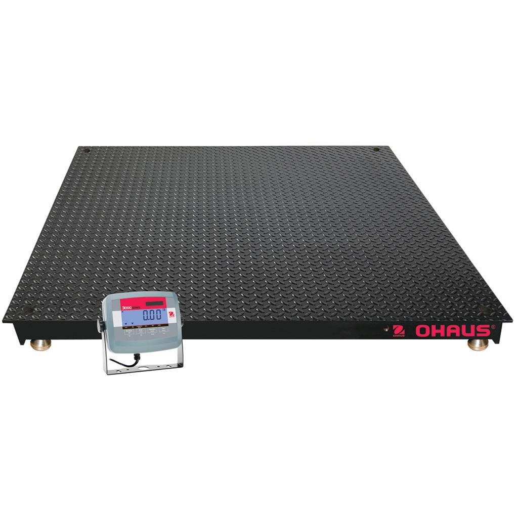 Ohaus&reg; VN Series Economical Painted Steel Floor Scales (Readability up to 1 lb)